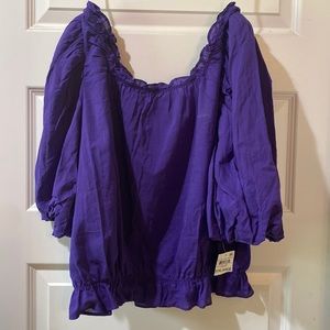 Summer off the shoulder shirt